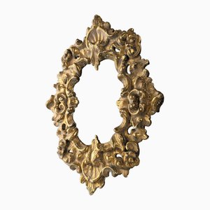 Antique Gilded Frame in Stuccoed Wood-JJT-1667182