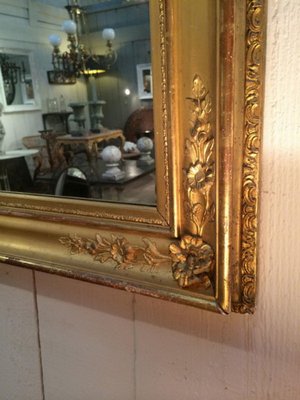 Antique Gilded Mirror, 19th Century-BA-287612