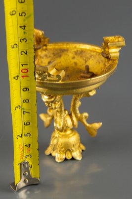 Antique Gilt Bronze Candleholder-KEG-864298