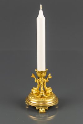 Antique Gilt Bronze Candleholder-KEG-864298