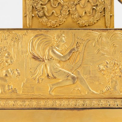 Antique Gilt Bronze Clock-WFS-2026392