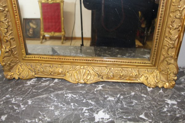 Antique Giltwood Mirror, 18th Century-KMQ-572907