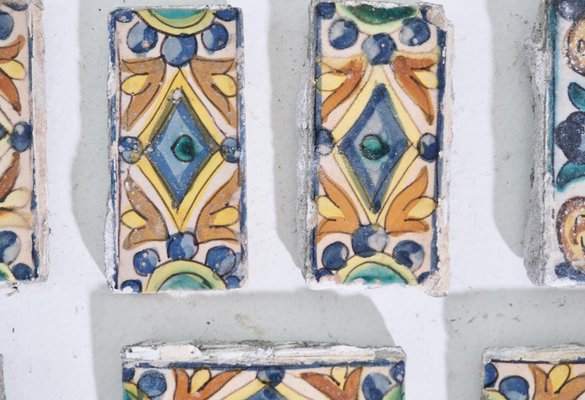 Antique Glazed Tiles, Set of 14-SA-1210532