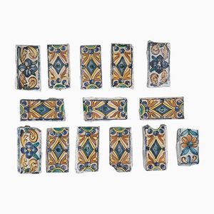 Antique Glazed Tiles, Set of 14-SA-1210532