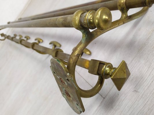 Antique Golden Brass Coat Holder-EAD-1816203