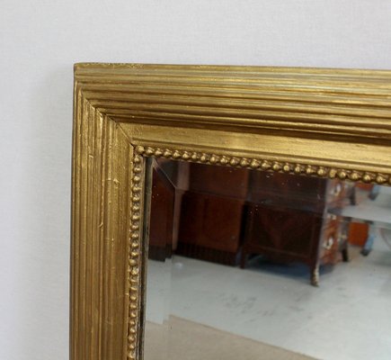 Antique Golden Rectangular Mirror-RVK-1088682