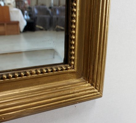 Antique Golden Rectangular Mirror-RVK-1088682