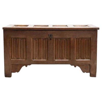 Antique Gothic Chest in Wood-WM-1257924