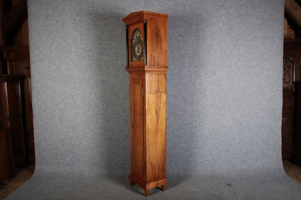 Antique Grandfather Clock in Cherry, Early 19th Century-DXD-2021453