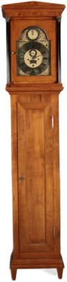 Antique Grandfather Clock in Cherry, Early 19th Century-DXD-2021453