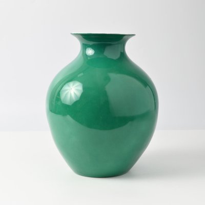 Antique Green Porcelain Vase from Thomas, 1920s-IXK-1739918