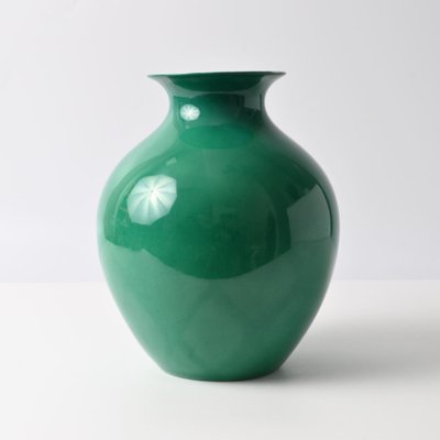 Antique Green Porcelain Vase from Thomas, 1920s-IXK-1739918