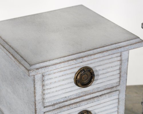 Antique Grey Chests, 1800s, Set of 2-SA-1726567