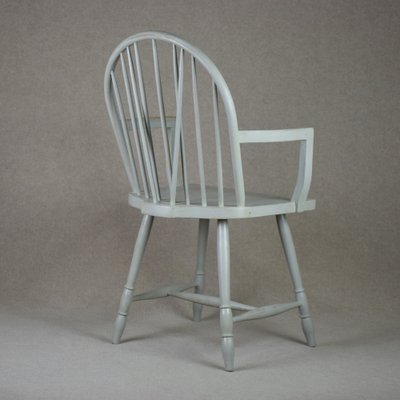 Antique Grey Painted Windsor Chair, 1900s-RNM-1791625