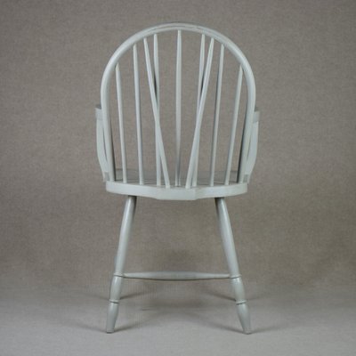 Antique Grey Painted Windsor Chair, 1900s-RNM-1791625