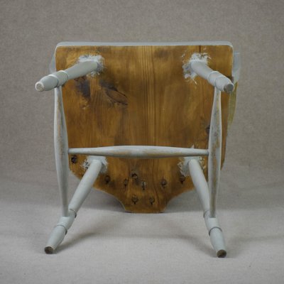 Antique Grey Painted Windsor Chair, 1900s-RNM-1791625