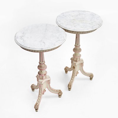 Antique Gustavian Side Tables, 1880, Set of 2-VAP-1767946