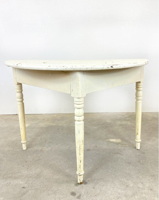 Antique Halfmoon Table, Sweden, 1900s