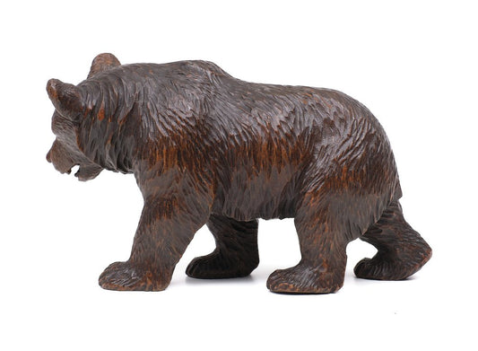 Antique Hand Carved Black Forest Bear, Germany, 1920s