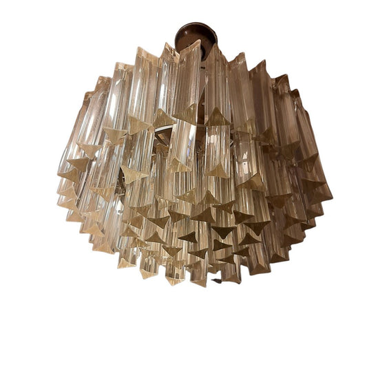 Antique Hand-Cut Crystal Ceiling Lamp