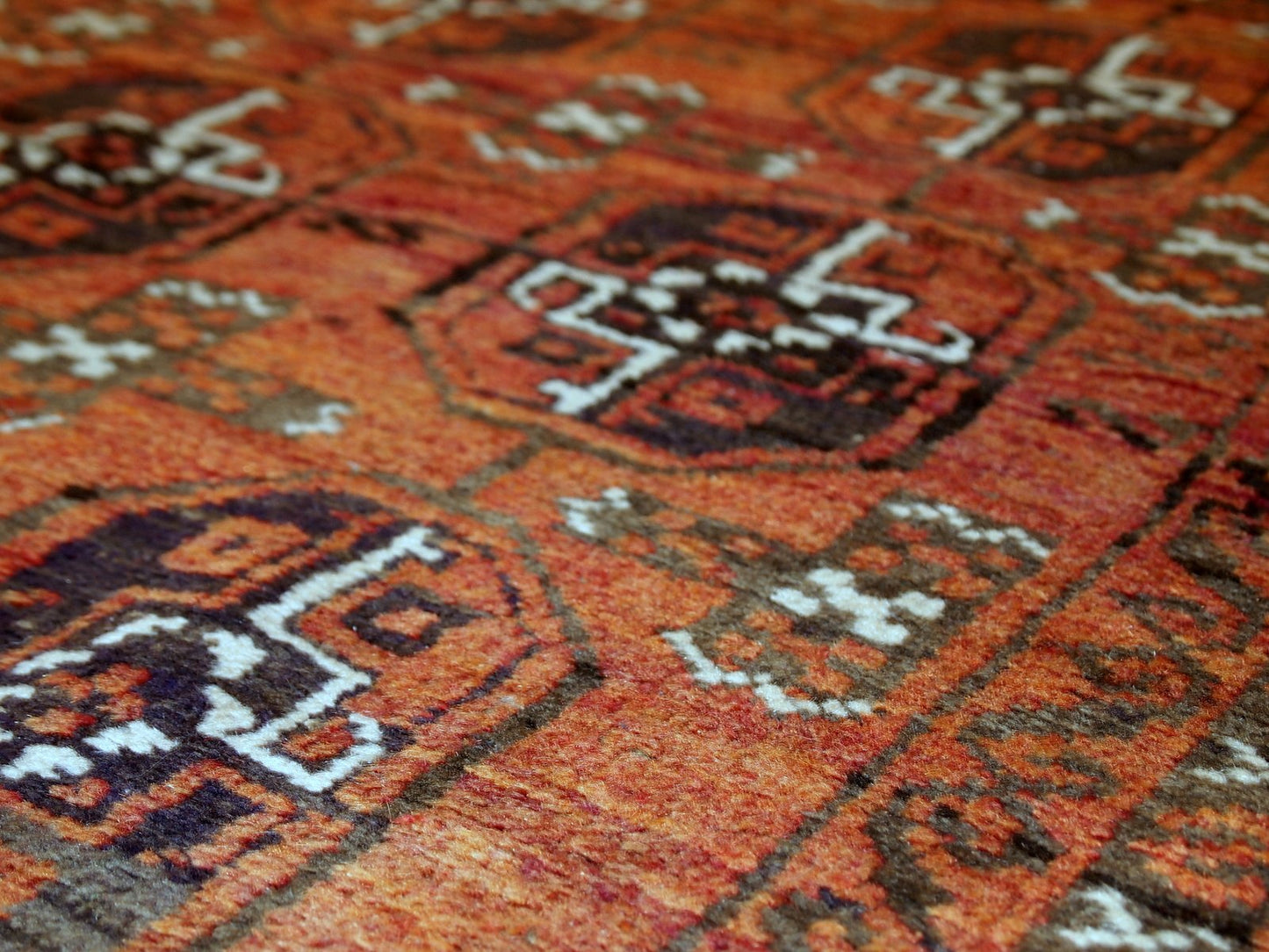 Antique Handmade Afghan Baluch Rug, 1900s