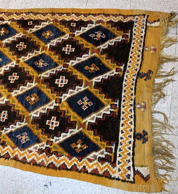 Antique Handmade Moroccan Berber Rug, 1880s-JZV-971795