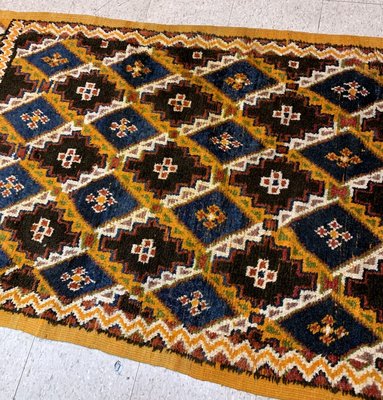 Antique Handmade Moroccan Berber Rug, 1880s-JZV-971795