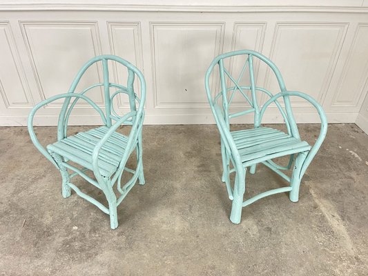 Antique Hazelwood Armchairs, 1890s, Set of 2-PB-2040223