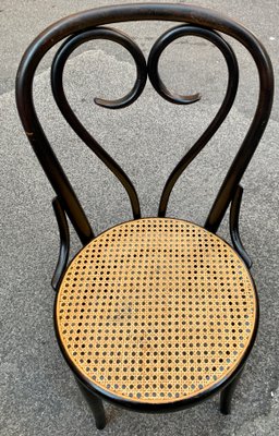 Antique Heart Dining Chairs by Michael Thonet for Gebrüder Thonet Vienna GmbH, Set of 4-NUO-786426