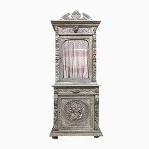 Antique Henri II Display Cabinet-HLV-2033110