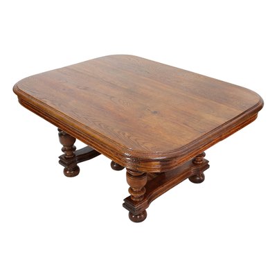 Antique Henry Deux Oak Coffee Table-WFJ-736113