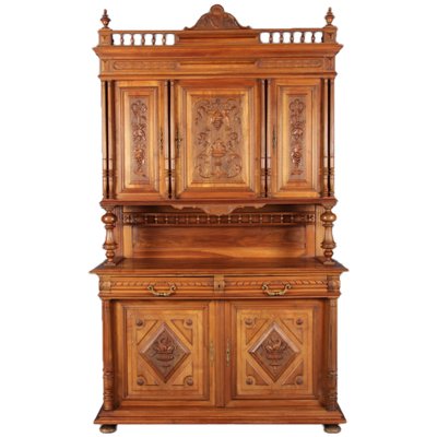 Antique Historicism Buffet in Walnut, 19th Century-DXD-1148287