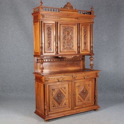 Antique Historicism Buffet in Walnut, 19th Century-DXD-1148287