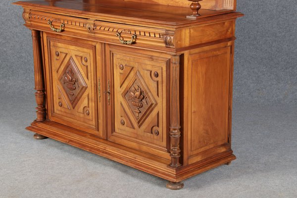 Antique Historicism Buffet in Walnut, 19th Century-DXD-1148287