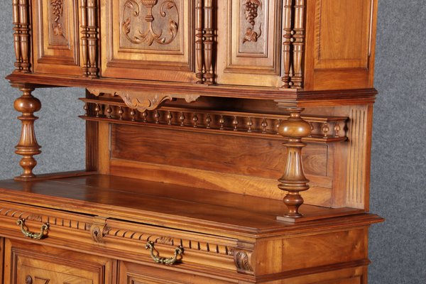 Antique Historicism Buffet in Walnut, 19th Century-DXD-1148287