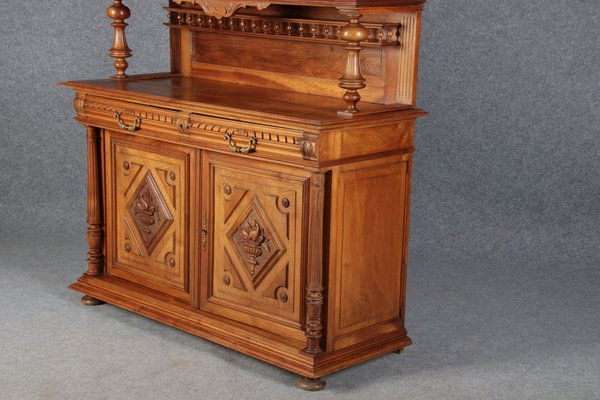 Antique Historicism Buffet in Walnut, 19th Century-DXD-1148287