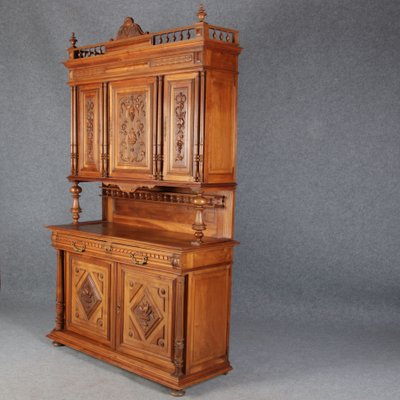 Antique Historicism Buffet in Walnut, 19th Century-DXD-1148287