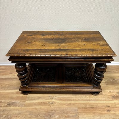 Antique Historicism Decorative Table in Walnut, 1850s-ALF-2033511