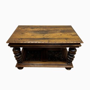 Antique Historicism Decorative Table in Walnut, 1850s-ALF-2033511