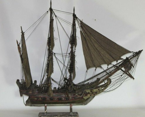 Antique Historicist Ship Model, 1890s-ESB-1376841