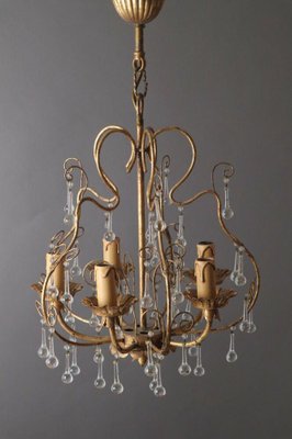 Antique Hollywood Regency Italian Murano Chandelier-ESB-1376489