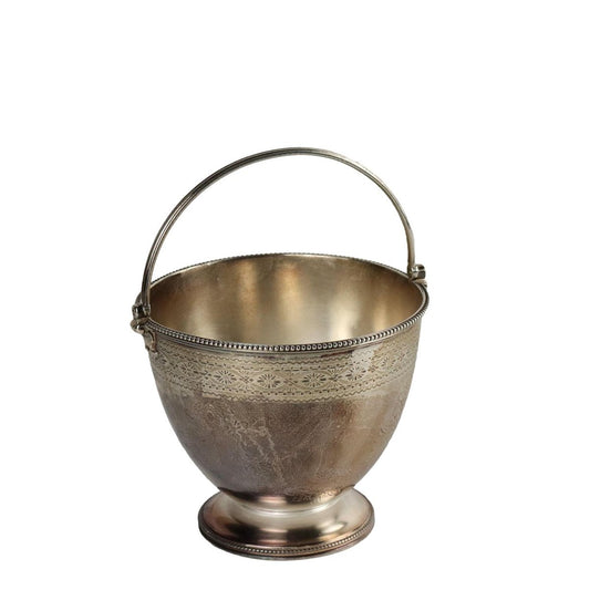 Antique Ice Bucket in Silver by Edward and John Barnard