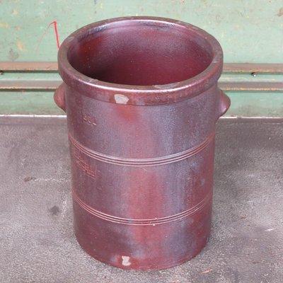 Antique Industrial Red Earthenware Pot, 1900s-WK-654283