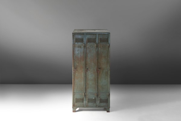 Antique Industrial Storage Locker, 1910-YSY-1736847