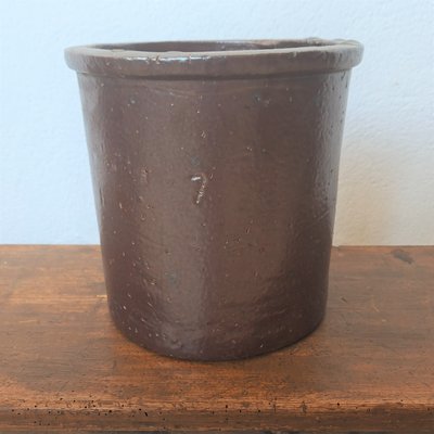 Antique Industrial Style Stoneware Pot, 1890s-WK-2027034