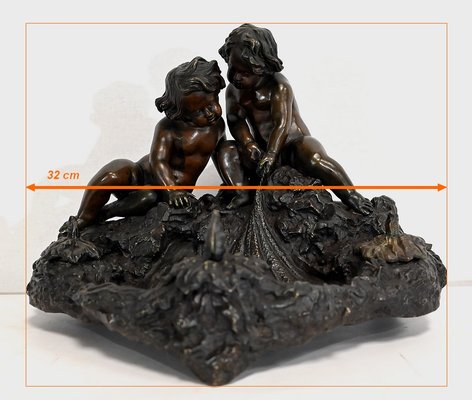 Antique Inkwell in Bronze, Late 19th Century-RVK-1395167