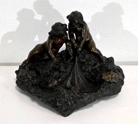 Antique Inkwell in Bronze, Late 19th Century-RVK-1395167