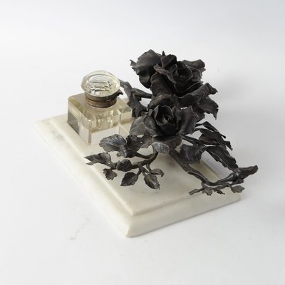 Antique Inkwell in Wrought Iron by Louis Van Boeckel-IXK-1442216