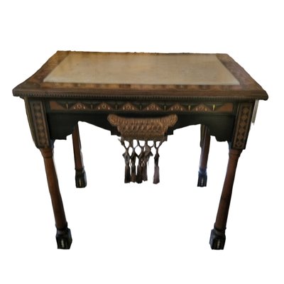 Antique Inlaid Center Table by Carlo Bugatti-TCS-1739818