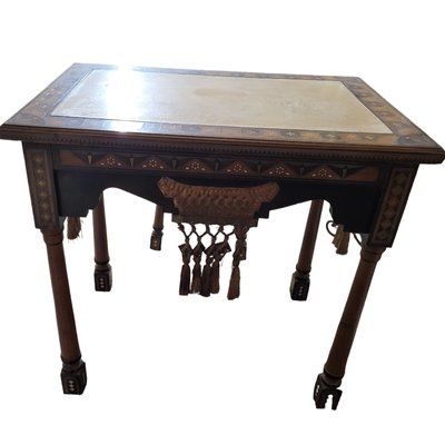 Antique Inlaid Center Table by Carlo Bugatti-TCS-1739818